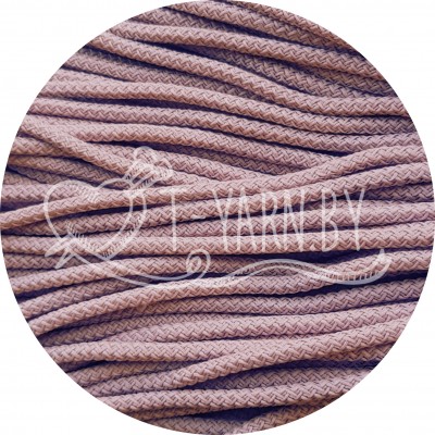 Полиэфирный шнур с сердечником, цвет Пыльная роза, 5мм, 200м, пасма